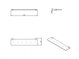 ESTANTE REPISA INOX LOGIC COSMIC